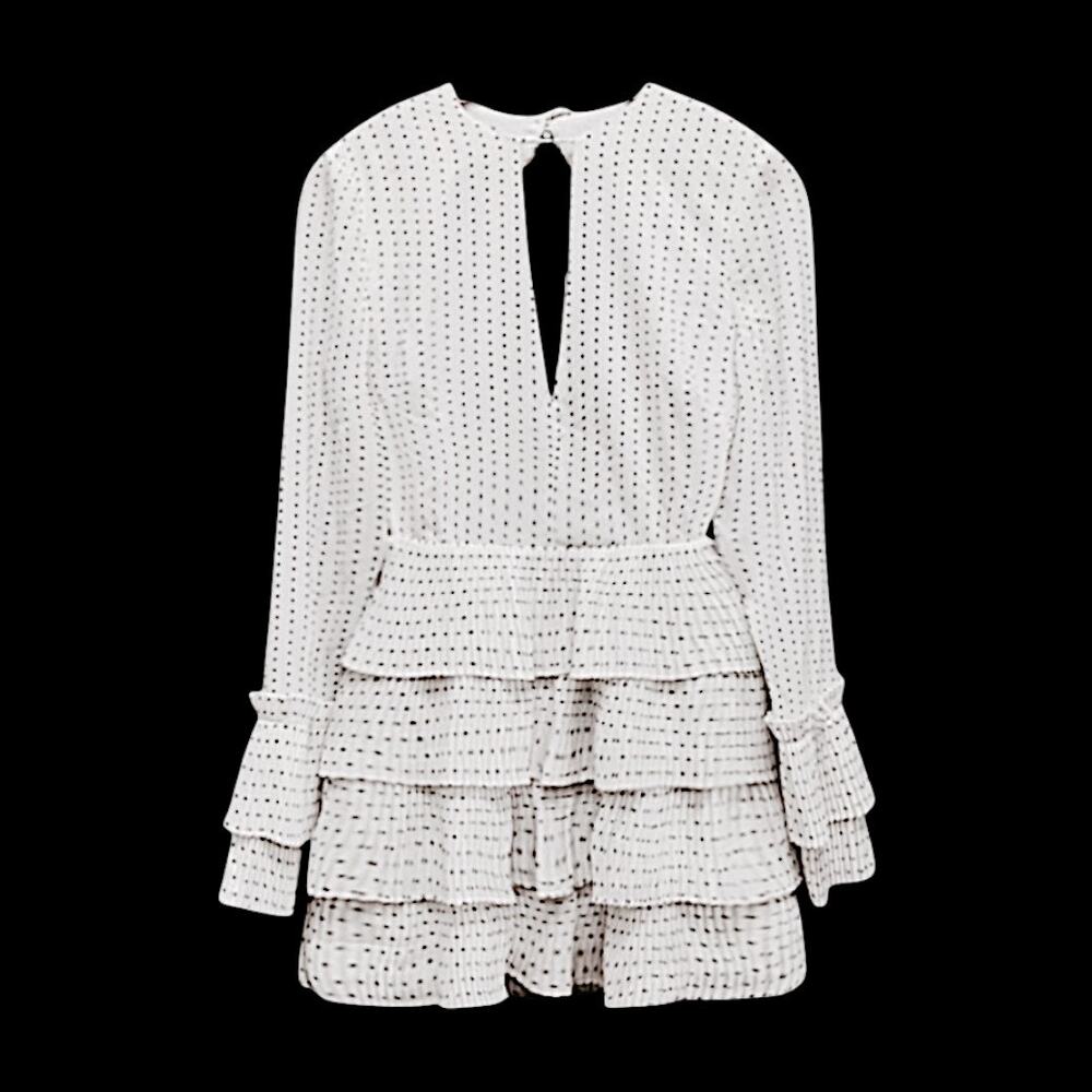 C/Meo Collective Polka Dot Dress In Ivory | Size S